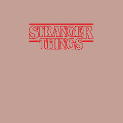 Свитшот хлопковый мужской Stranger Things, цвет: пыльно-розовый — фото 2