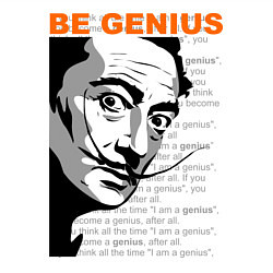 Свитшот хлопковый мужской Dali: Be Genius, цвет: белый — фото 2