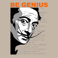 Свитшот хлопковый мужской Dali: Be Genius, цвет: миндальный — фото 2