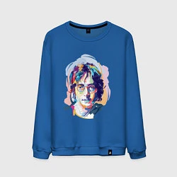 Свитшот хлопковый мужской John Lennon: Art, цвет: синий
