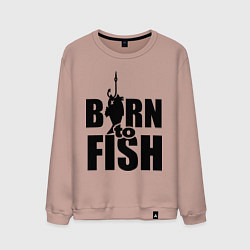 Мужской свитшот Born to fish