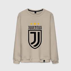 Свитшот хлопковый мужской Juventus FC: 3 stars, цвет: миндальный