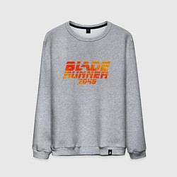 Свитшот хлопковый мужской Blade Runner 2049, цвет: меланж