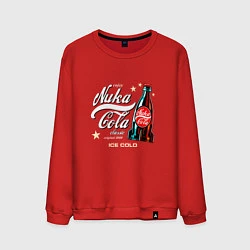 Свитшот хлопковый мужской Nuka-Cola Enjoy, цвет: красный