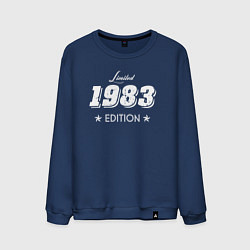 Свитшот хлопковый мужской Limited Edition 1983, цвет: тёмно-синий