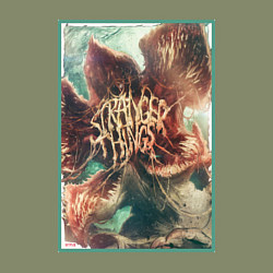 Свитшот хлопковый мужской Stranger Things: Monster Flower, цвет: авокадо — фото 2