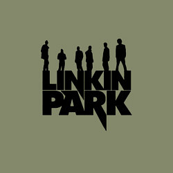Свитшот хлопковый мужской Linkin Park, цвет: авокадо — фото 2