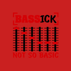 Свитшот хлопковый мужской Bassick: Not so basic, цвет: красный — фото 2