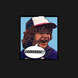 Свитшот хлопковый мужской Очень странные дела, цвет: черный — фото 2