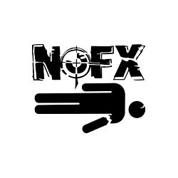 Свитшот хлопковый мужской NOFX crushman, цвет: белый — фото 2