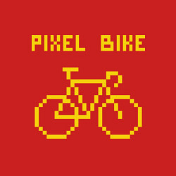 Свитшот хлопковый мужской Pixel Bike one color, цвет: красный — фото 2