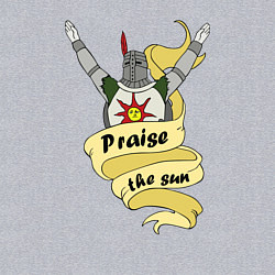 Свитшот хлопковый мужской Praise the Sun, цвет: меланж — фото 2