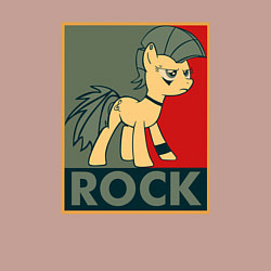 Свитшот хлопковый мужской Rock Pony, цвет: пыльно-розовый — фото 2