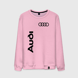 Свитшот хлопковый мужской Audi Style, цвет: светло-розовый