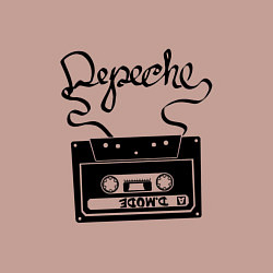 Свитшот хлопковый мужской Depeche Mode: Tape, цвет: пыльно-розовый — фото 2