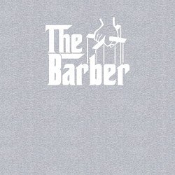 Свитшот хлопковый мужской The Barber Godfather, цвет: меланж — фото 2