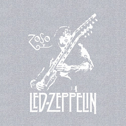 Свитшот хлопковый мужской Led Zeppelin, цвет: меланж — фото 2
