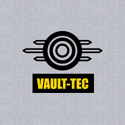 Свитшот хлопковый мужской Vault-tec, цвет: меланж — фото 2