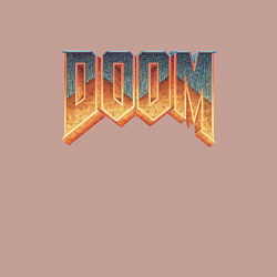 Свитшот хлопковый мужской DOOM, цвет: пыльно-розовый — фото 2