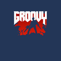 Свитшот хлопковый мужской Evil Dead: Groovy, цвет: тёмно-синий — фото 2