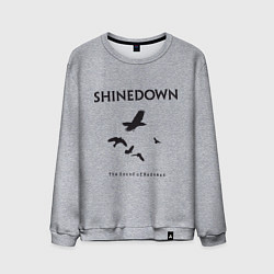 Свитшот хлопковый мужской Shinedown: Sound of Madness, цвет: меланж