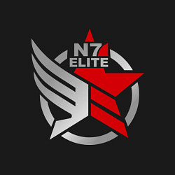 Свитшот хлопковый мужской N7 Elite, цвет: черный — фото 2