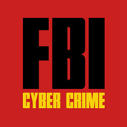 Свитшот хлопковый мужской FBI: Cyber Crime, цвет: красный — фото 2