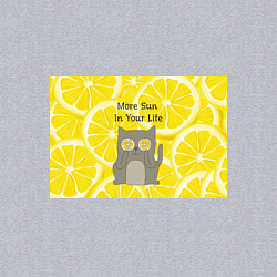 Свитшот хлопковый мужской More Sun In Your Life, цвет: меланж — фото 2