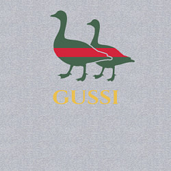 Свитшот хлопковый мужской GUSSI GG, цвет: меланж — фото 2