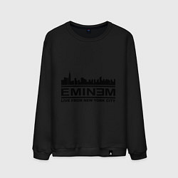 Свитшот хлопковый мужской Eminem: Live from NY, цвет: черный