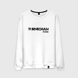 Свитшот хлопковый мужской Turnikman Inside, цвет: белый