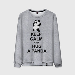 Мужской свитшот Keep Calm & Hug A Panda