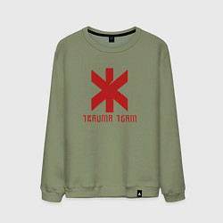 Мужской свитшот Cyberpunk 2077: TRAUMA TEAM