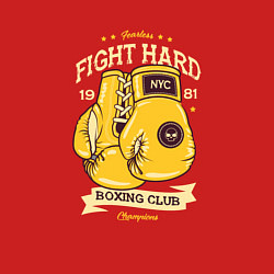Свитшот хлопковый мужской Fight Hard 1901, цвет: красный — фото 2