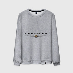 Свитшот хлопковый мужской Chrysler logo, цвет: меланж