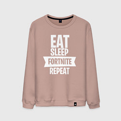 Мужской свитшот Eat Sleep Fortnite Repeat