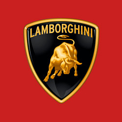 Свитшот хлопковый мужской Lamborghini logo, цвет: красный — фото 2