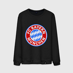 Свитшот хлопковый мужской Bayern Munchen FC, цвет: черный