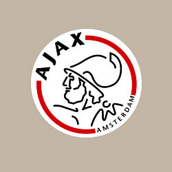 Свитшот хлопковый мужской Ajax FC, цвет: миндальный — фото 2