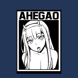 Свитшот хлопковый мужской AHEGAO, цвет: тёмно-синий — фото 2