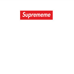 Свитшот хлопковый мужской Suprememe, цвет: белый — фото 2