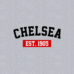 Свитшот хлопковый мужской FC Chelsea Est. 1905, цвет: меланж — фото 2