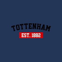 Свитшот хлопковый мужской FC Tottenham Est. 1882, цвет: тёмно-синий — фото 2