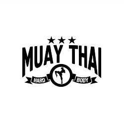 Свитшот хлопковый мужской Muay thai boxing, цвет: белый — фото 2