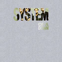 Свитшот хлопковый мужской System of a Down, цвет: меланж — фото 2