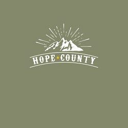 Свитшот хлопковый мужской Hope Count: Mountain, цвет: авокадо — фото 2