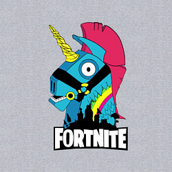 Свитшот хлопковый мужской Fortnite Unicorn, цвет: меланж — фото 2