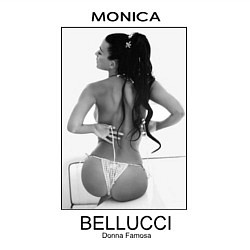 Свитшот хлопковый мужской Monica Bellucci: Donna Famosa, цвет: белый — фото 2