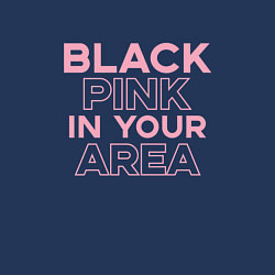 Свитшот хлопковый мужской Black Pink in youe area, цвет: тёмно-синий — фото 2