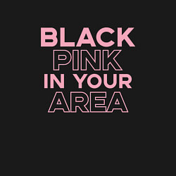 Свитшот хлопковый мужской Black Pink in youe area, цвет: черный — фото 2